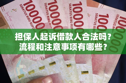 北京担保人起诉借款人合法吗？流程和注意事项有哪些？