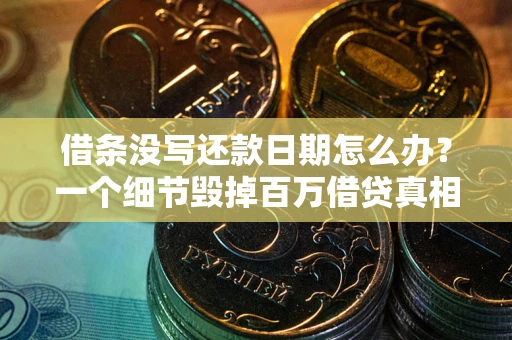 北京借条没写还款日期怎么办？一个细节毁掉百万借贷真相