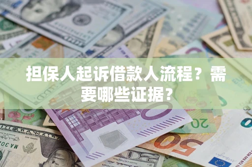 北京担保人起诉借款人流程？需要哪些证据？