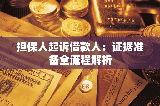 北京担保人起诉借款人：证据准备全流程解析