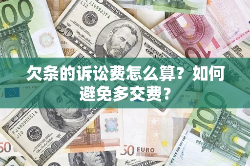 北京欠条的诉讼费怎么算？如何避免多交费？