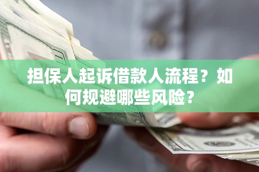 北京担保人起诉借款人流程？如何规避哪些风险？