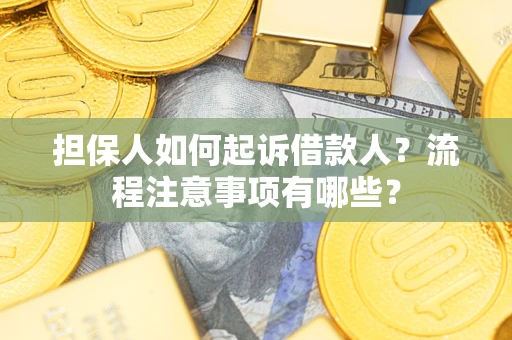 北京担保人如何起诉借款人？流程注意事项有哪些？